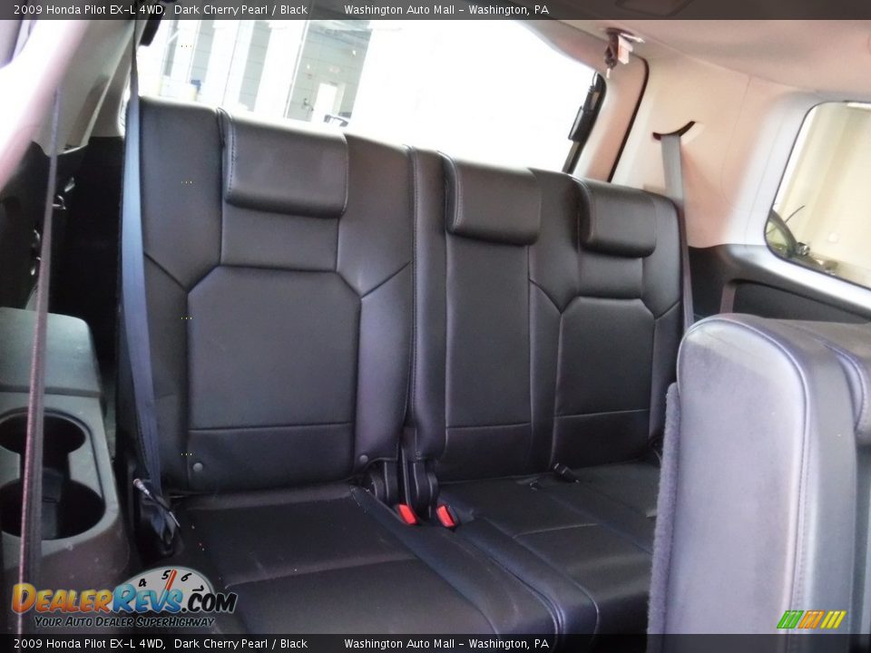 2009 Honda Pilot EX-L 4WD Dark Cherry Pearl / Black Photo #21