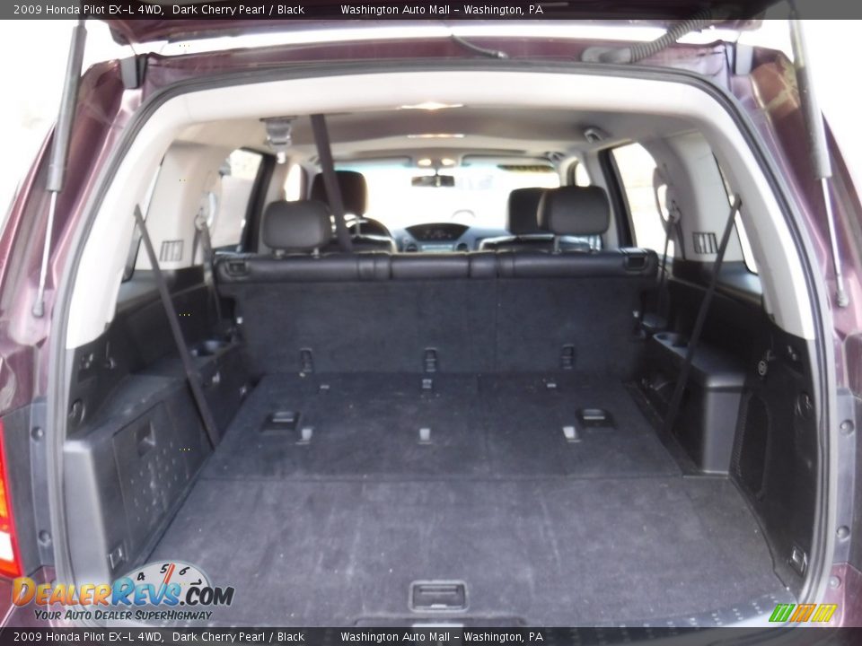 2009 Honda Pilot EX-L 4WD Dark Cherry Pearl / Black Photo #22
