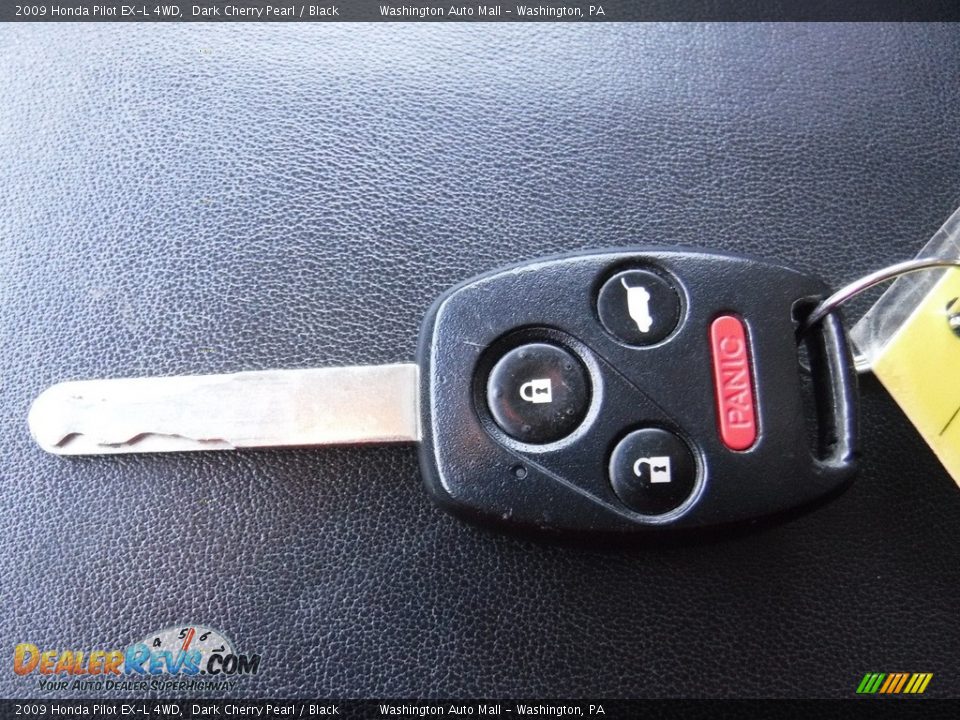 2009 Honda Pilot EX-L 4WD Dark Cherry Pearl / Black Photo #23