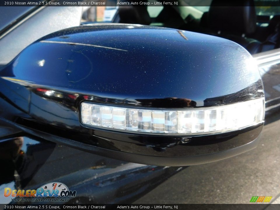 2010 Nissan Altima 2.5 S Coupe Crimson Black / Charcoal Photo #9