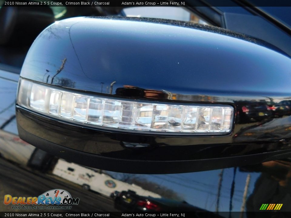 2010 Nissan Altima 2.5 S Coupe Crimson Black / Charcoal Photo #10