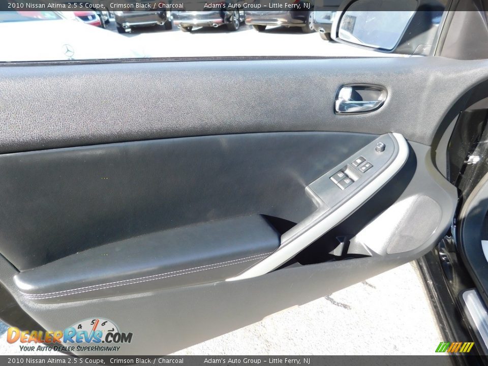 2010 Nissan Altima 2.5 S Coupe Crimson Black / Charcoal Photo #11