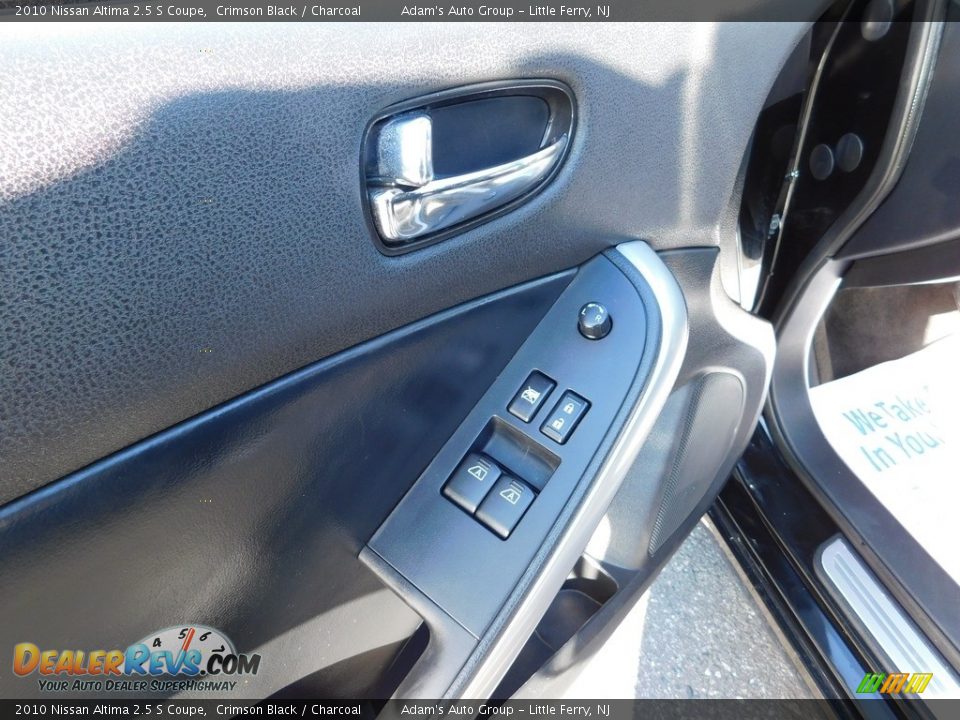 2010 Nissan Altima 2.5 S Coupe Crimson Black / Charcoal Photo #12