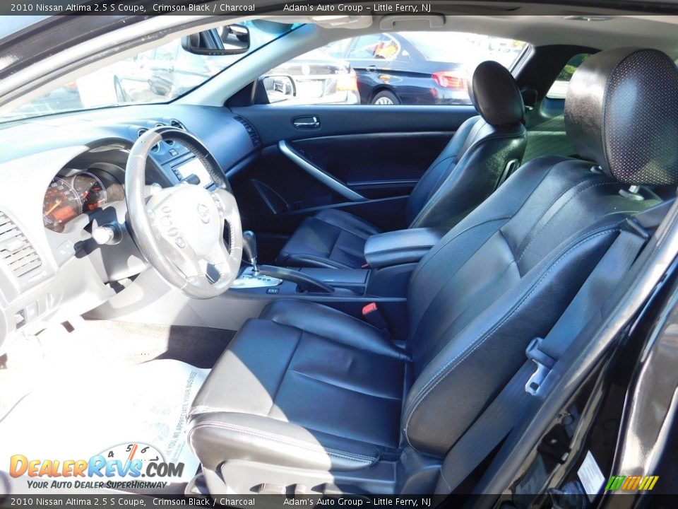 2010 Nissan Altima 2.5 S Coupe Crimson Black / Charcoal Photo #13