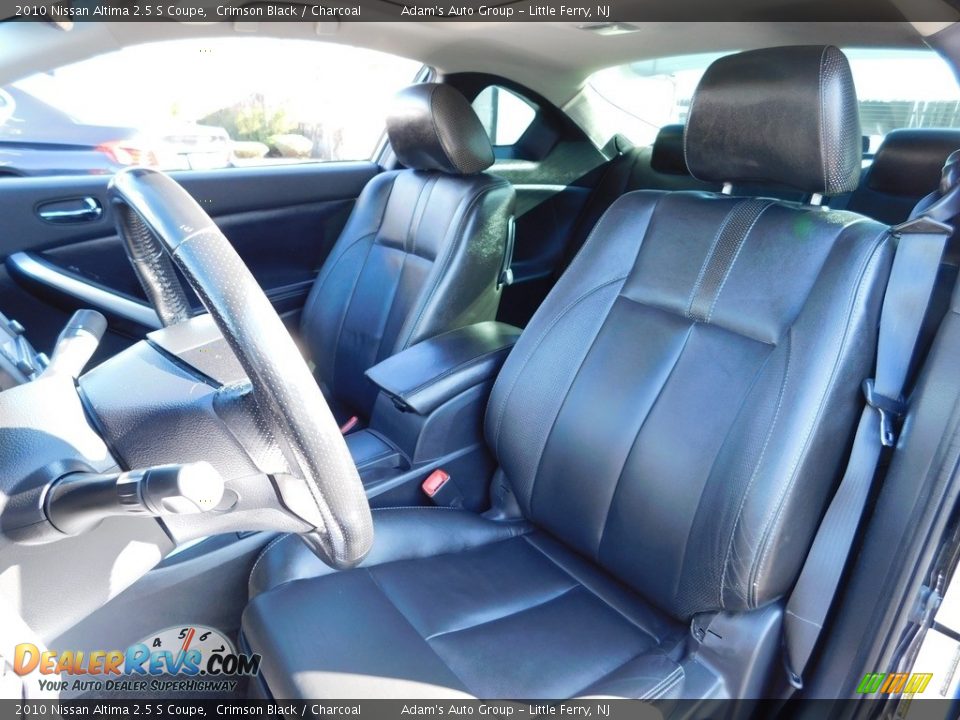 2010 Nissan Altima 2.5 S Coupe Crimson Black / Charcoal Photo #14