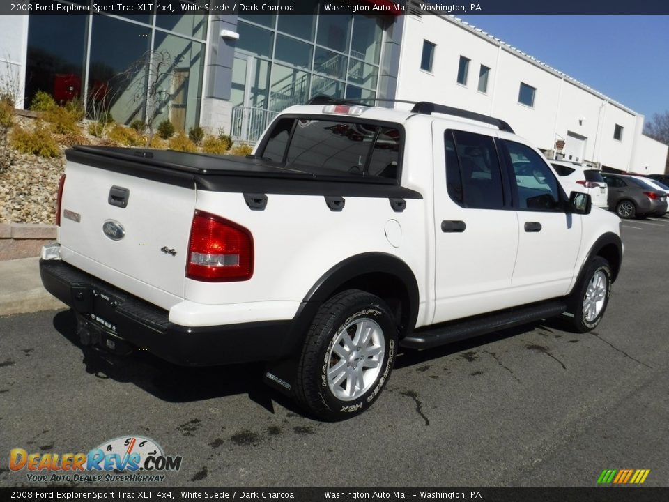 2008 Ford Explorer Sport Trac XLT 4x4 White Suede / Dark Charcoal Photo #10