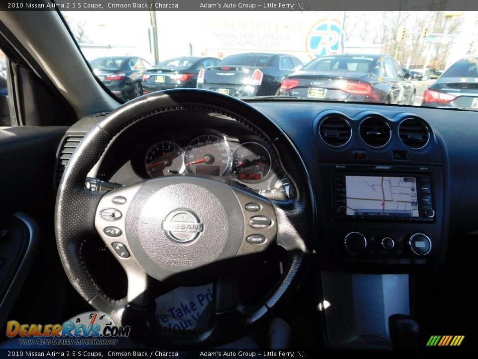 2010 Nissan Altima 2.5 S Coupe Crimson Black / Charcoal Photo #20
