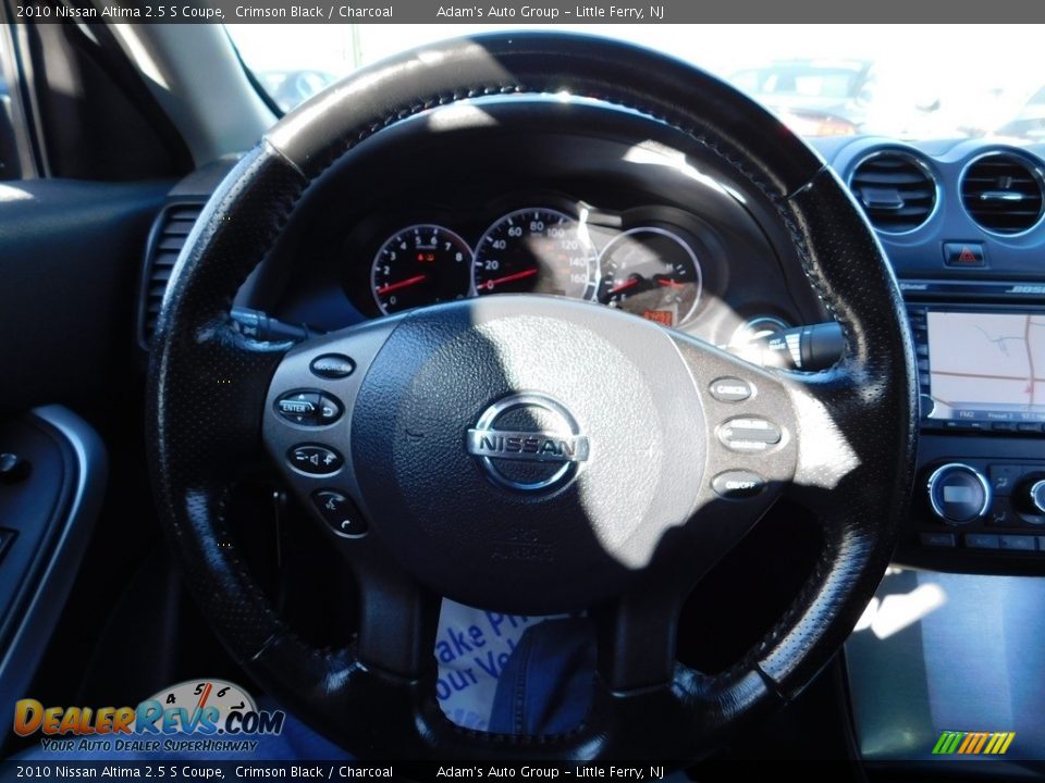 2010 Nissan Altima 2.5 S Coupe Crimson Black / Charcoal Photo #21