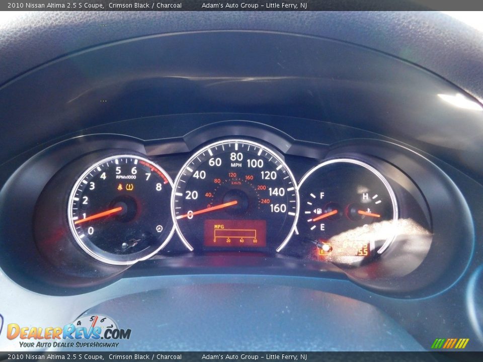 2010 Nissan Altima 2.5 S Coupe Crimson Black / Charcoal Photo #24