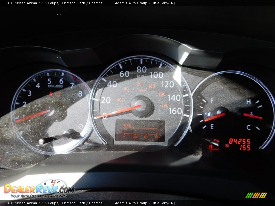 2010 Nissan Altima 2.5 S Coupe Crimson Black / Charcoal Photo #25