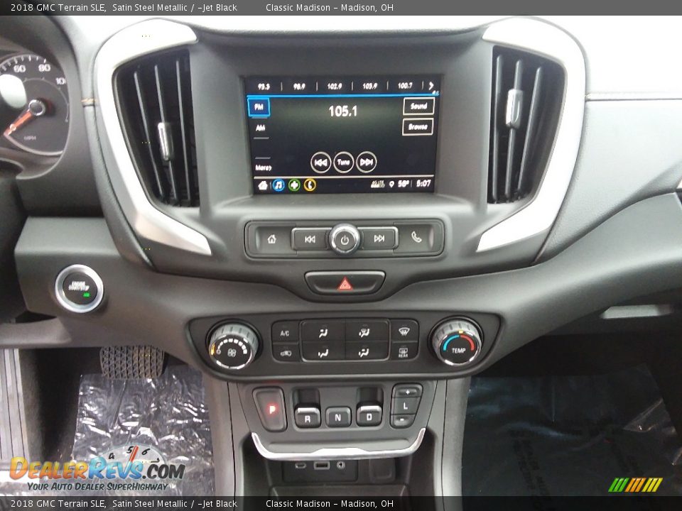 2018 GMC Terrain SLE Satin Steel Metallic / ­Jet Black Photo #12