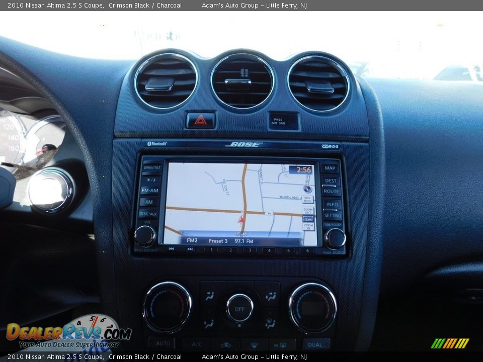 2010 Nissan Altima 2.5 S Coupe Crimson Black / Charcoal Photo #28