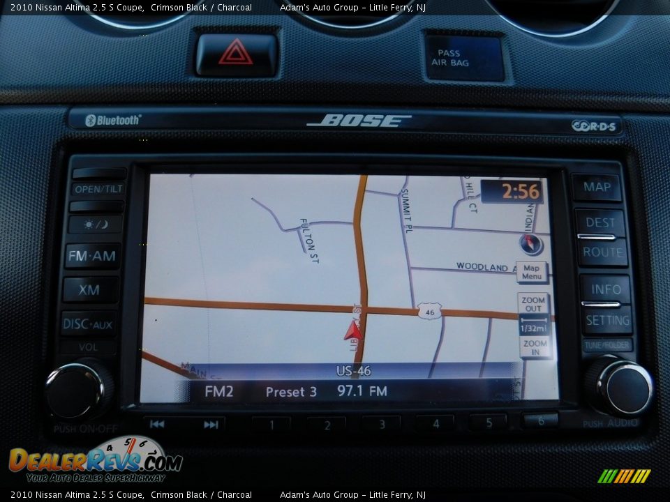 2010 Nissan Altima 2.5 S Coupe Crimson Black / Charcoal Photo #29