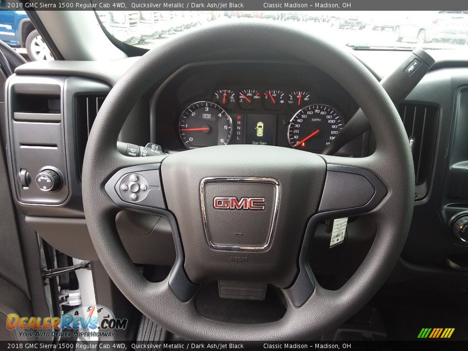 2018 GMC Sierra 1500 Regular Cab 4WD Steering Wheel Photo #13