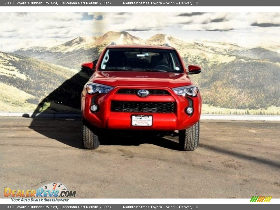 2018 Toyota 4Runner SR5 4x4 Barcelona Red Metallic / Black Photo #2