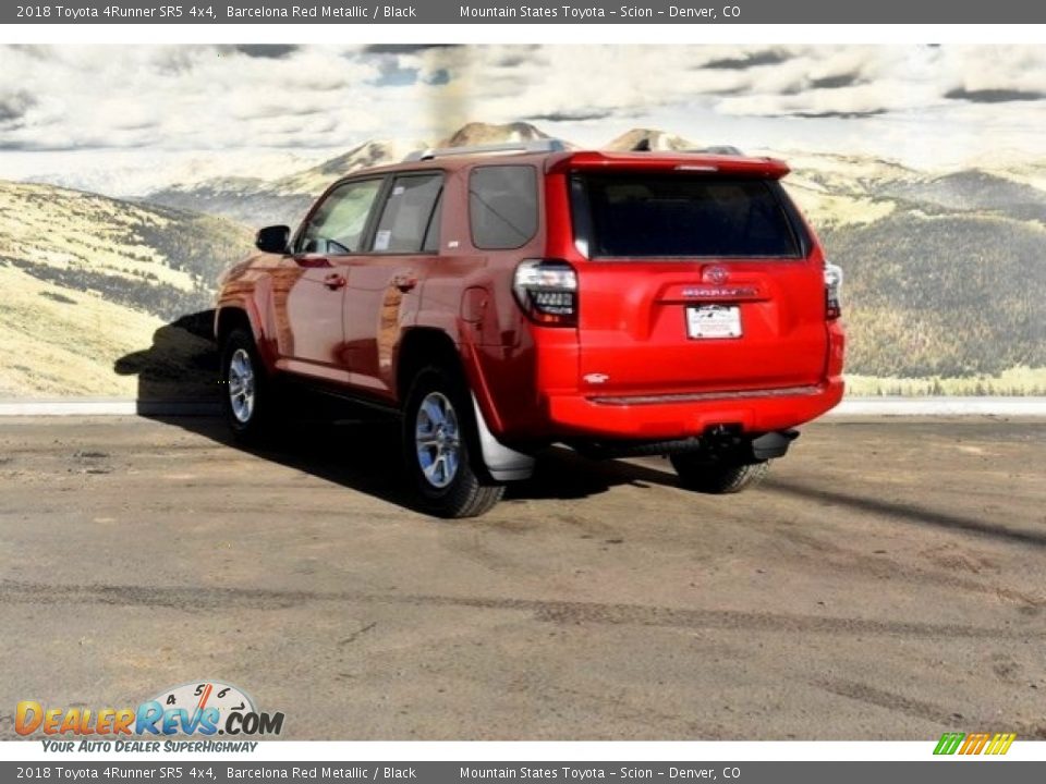2018 Toyota 4Runner SR5 4x4 Barcelona Red Metallic / Black Photo #3