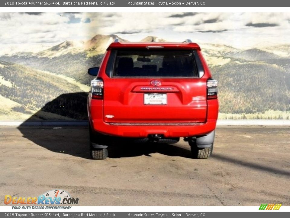 2018 Toyota 4Runner SR5 4x4 Barcelona Red Metallic / Black Photo #4