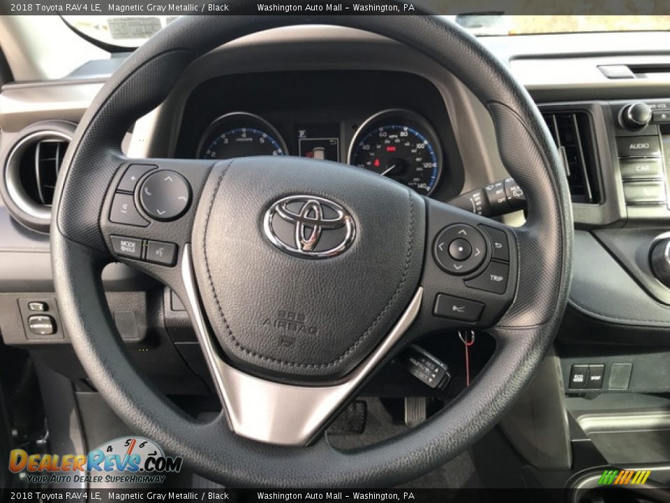 2018 Toyota RAV4 LE Steering Wheel Photo #9