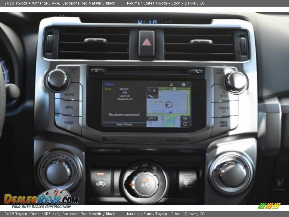 2018 Toyota 4Runner SR5 4x4 Barcelona Red Metallic / Black Photo #10