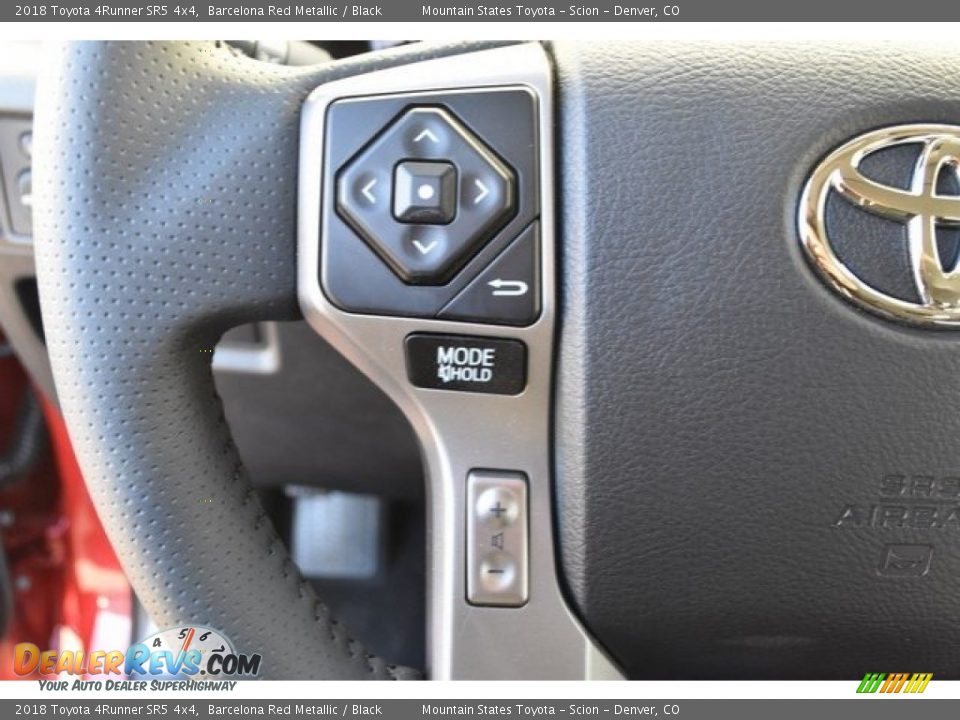 2018 Toyota 4Runner SR5 4x4 Barcelona Red Metallic / Black Photo #28