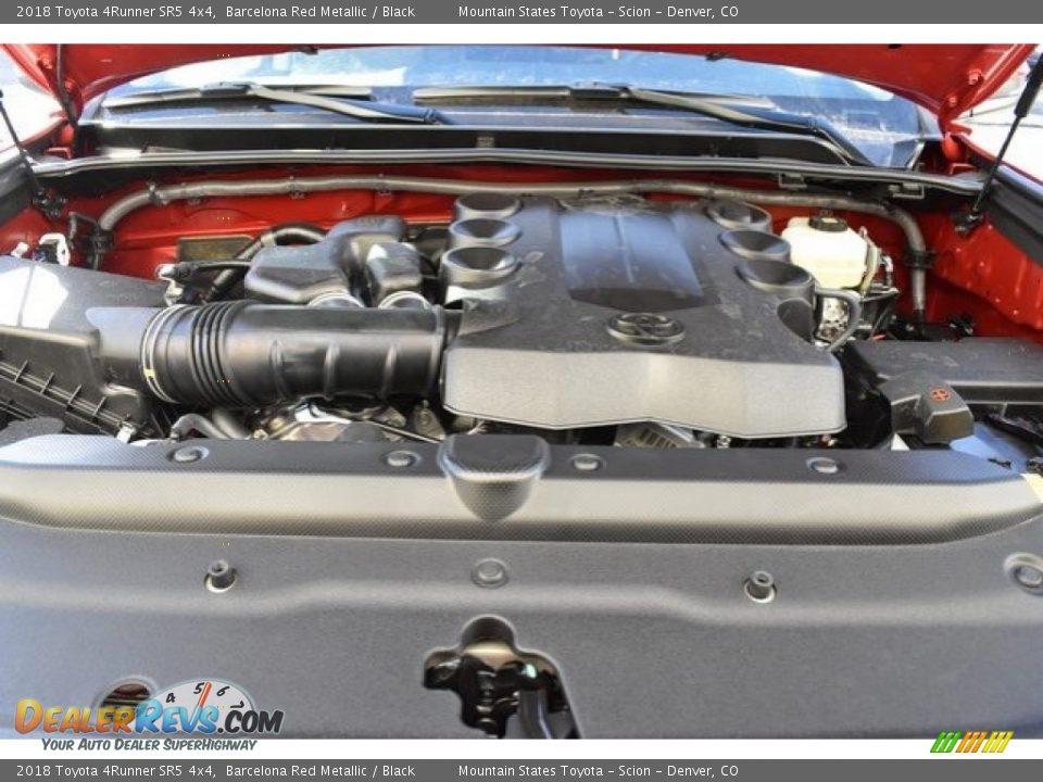 2018 Toyota 4Runner SR5 4x4 Barcelona Red Metallic / Black Photo #33