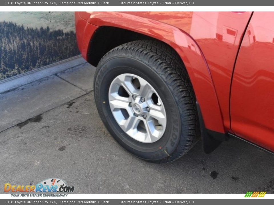 2018 Toyota 4Runner SR5 4x4 Barcelona Red Metallic / Black Photo #34
