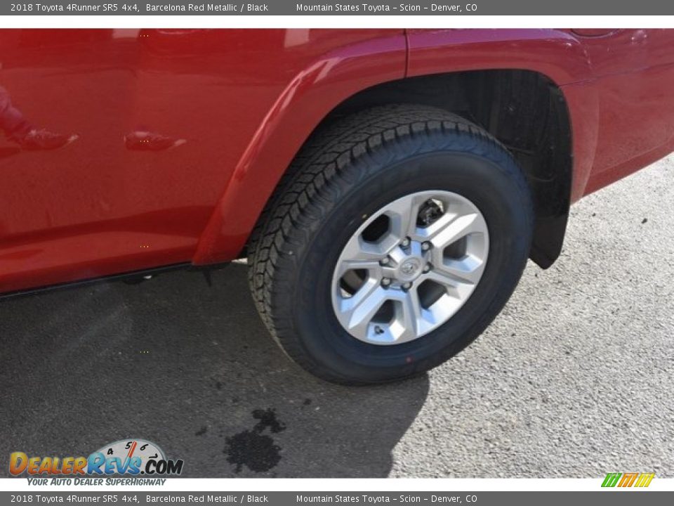 2018 Toyota 4Runner SR5 4x4 Barcelona Red Metallic / Black Photo #35