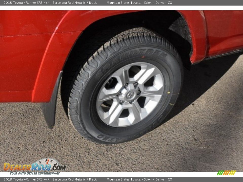 2018 Toyota 4Runner SR5 4x4 Barcelona Red Metallic / Black Photo #36