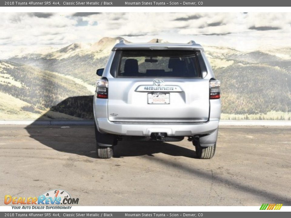 2018 Toyota 4Runner SR5 4x4 Classic Silver Metallic / Black Photo #4