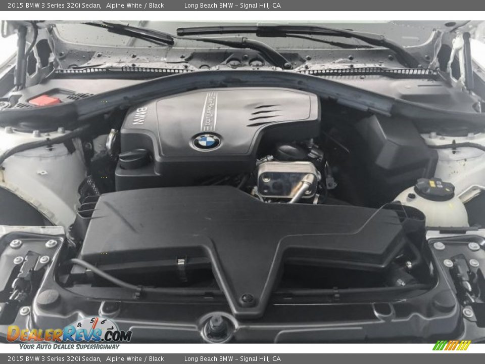 2015 BMW 3 Series 320i Sedan Alpine White / Black Photo #9