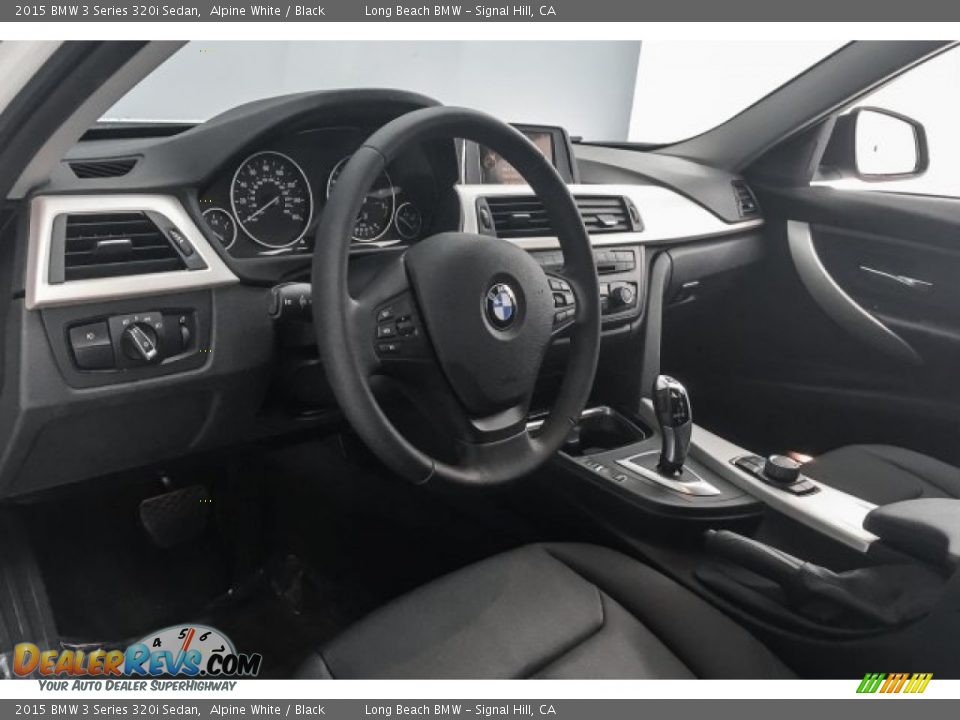 2015 BMW 3 Series 320i Sedan Alpine White / Black Photo #16