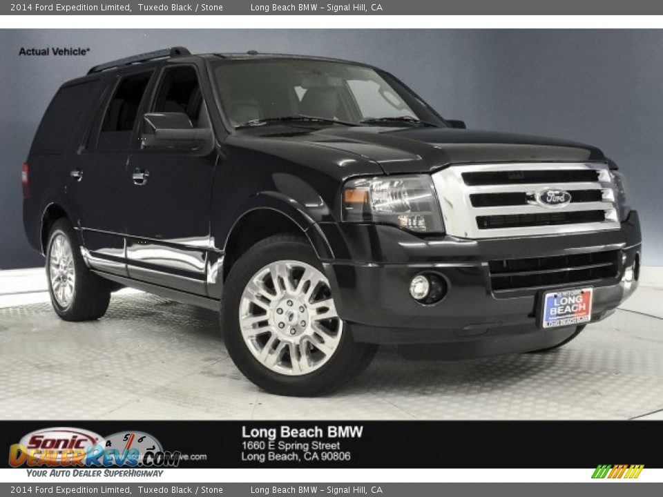 2014 Ford Expedition Limited Tuxedo Black / Stone Photo #1