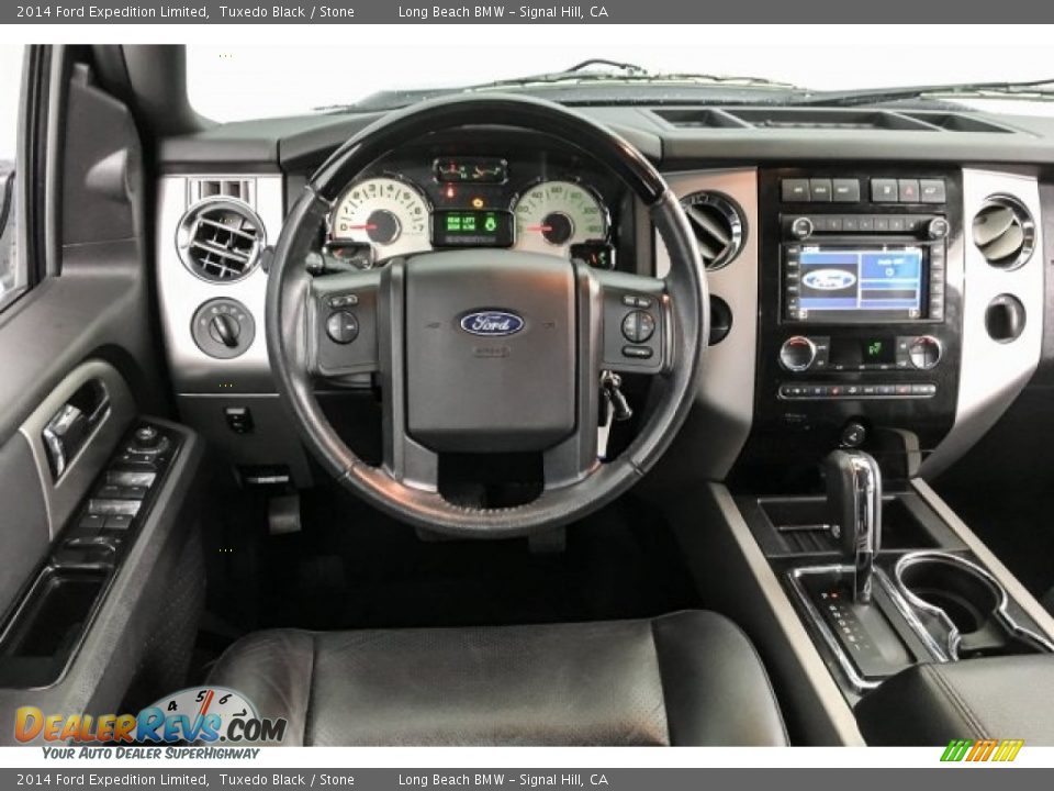 2014 Ford Expedition Limited Tuxedo Black / Stone Photo #4