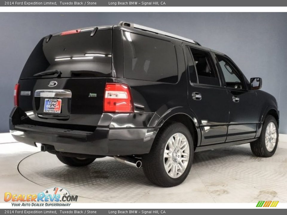 2014 Ford Expedition Limited Tuxedo Black / Stone Photo #13