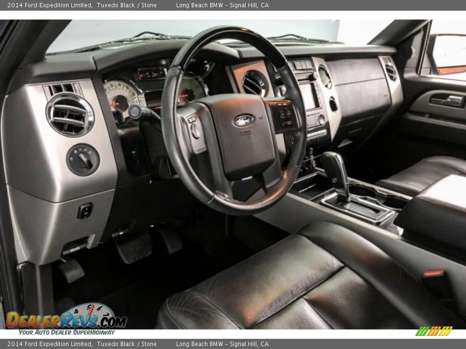 2014 Ford Expedition Limited Tuxedo Black / Stone Photo #19