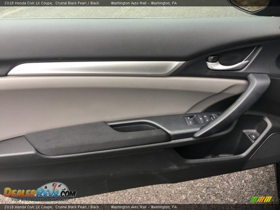 Door Panel of 2018 Honda Civic LX Coupe Photo #10