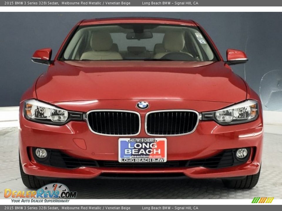 2015 BMW 3 Series 328i Sedan Melbourne Red Metallic / Venetian Beige Photo #3