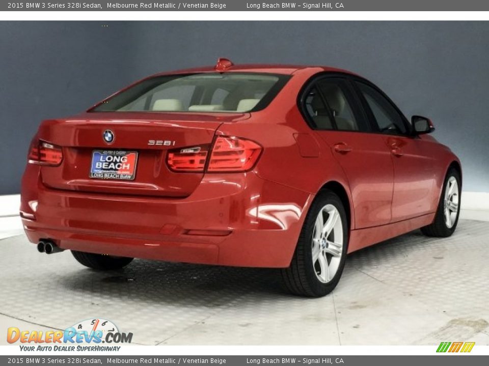 2015 BMW 3 Series 328i Sedan Melbourne Red Metallic / Venetian Beige Photo #13