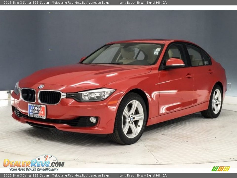 2015 BMW 3 Series 328i Sedan Melbourne Red Metallic / Venetian Beige Photo #14