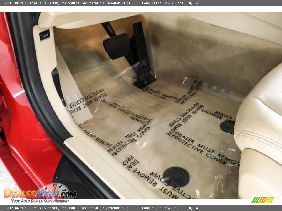 2015 BMW 3 Series 328i Sedan Melbourne Red Metallic / Venetian Beige Photo #21