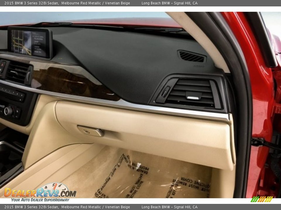 2015 BMW 3 Series 328i Sedan Melbourne Red Metallic / Venetian Beige Photo #24