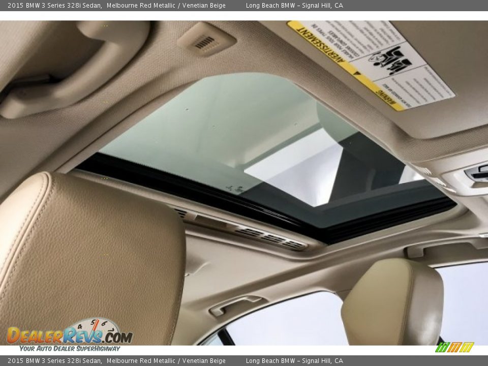 2015 BMW 3 Series 328i Sedan Melbourne Red Metallic / Venetian Beige Photo #26