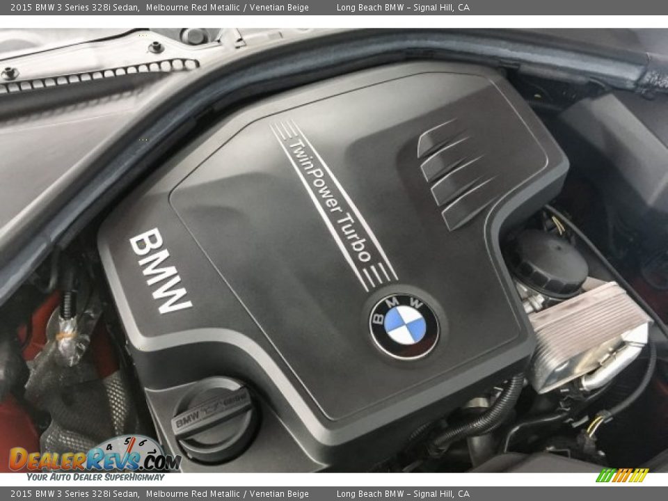 2015 BMW 3 Series 328i Sedan Melbourne Red Metallic / Venetian Beige Photo #28