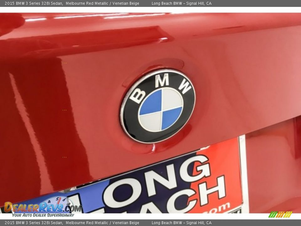 2015 BMW 3 Series 328i Sedan Melbourne Red Metallic / Venetian Beige Photo #32
