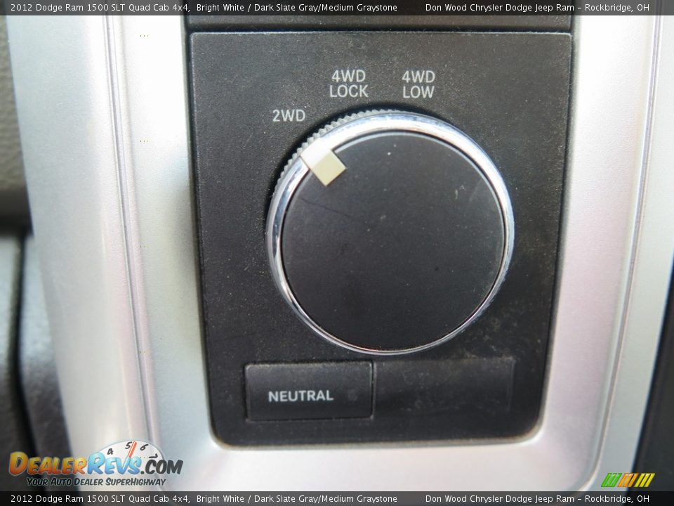 2012 Dodge Ram 1500 SLT Quad Cab 4x4 Bright White / Dark Slate Gray/Medium Graystone Photo #27