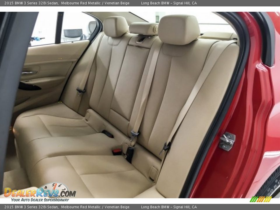 2015 BMW 3 Series 328i Sedan Melbourne Red Metallic / Venetian Beige Photo #34