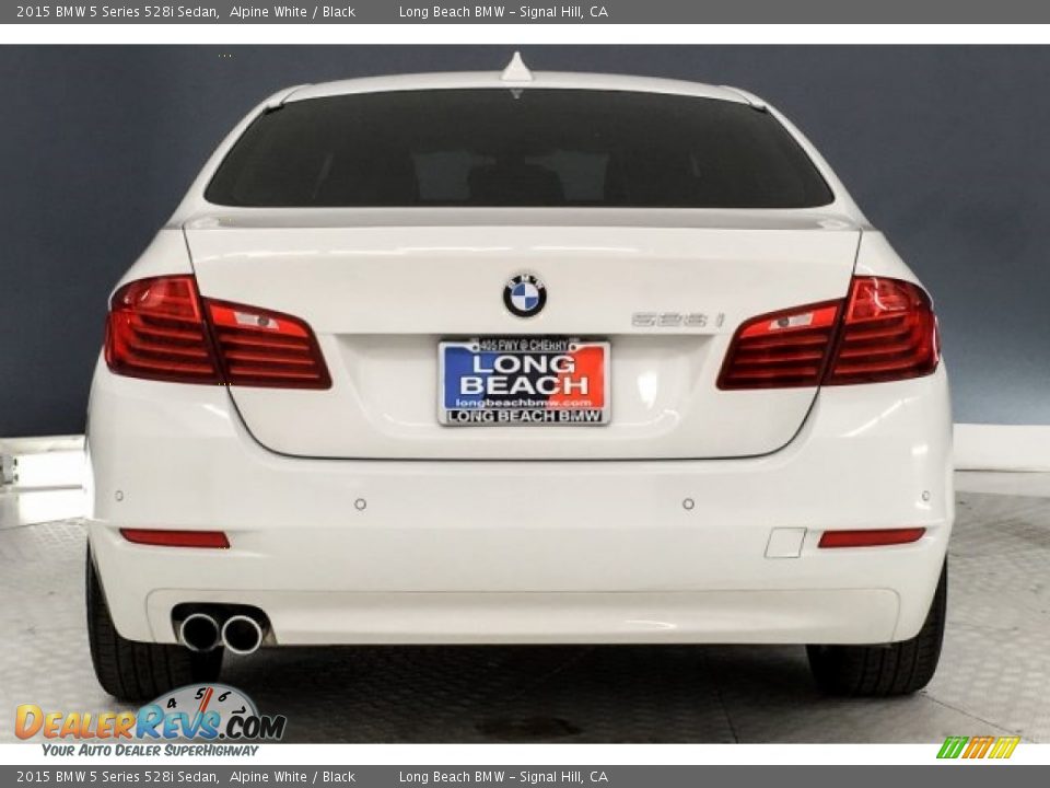 2015 BMW 5 Series 528i Sedan Alpine White / Black Photo #3