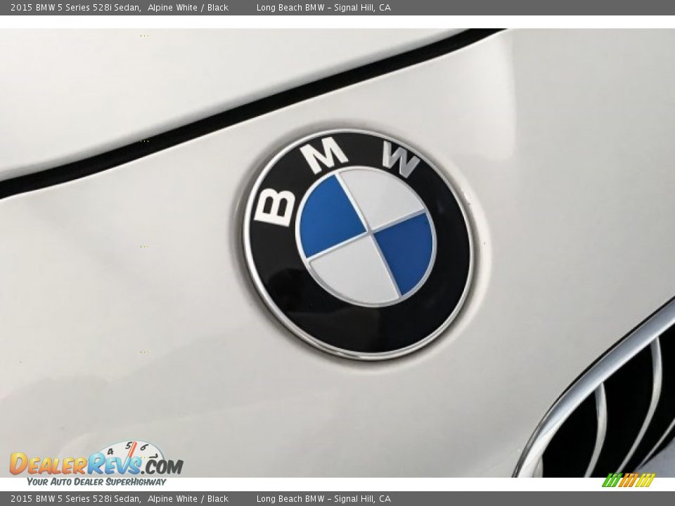 2015 BMW 5 Series 528i Sedan Alpine White / Black Photo #30