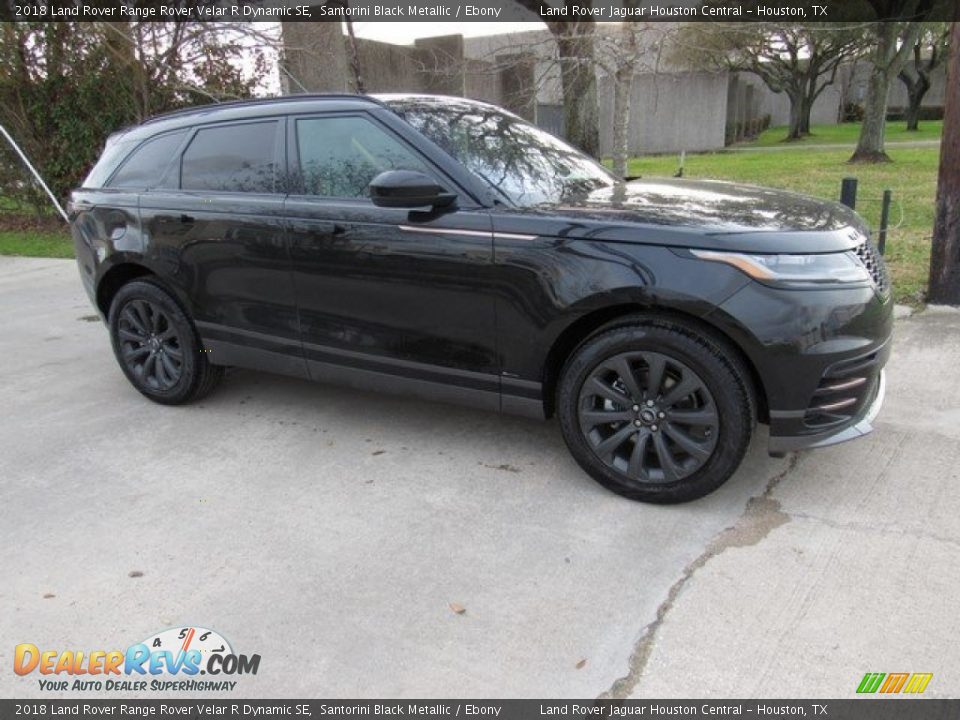 2018 Land Rover Range Rover Velar R Dynamic SE Santorini Black Metallic / Ebony Photo #1