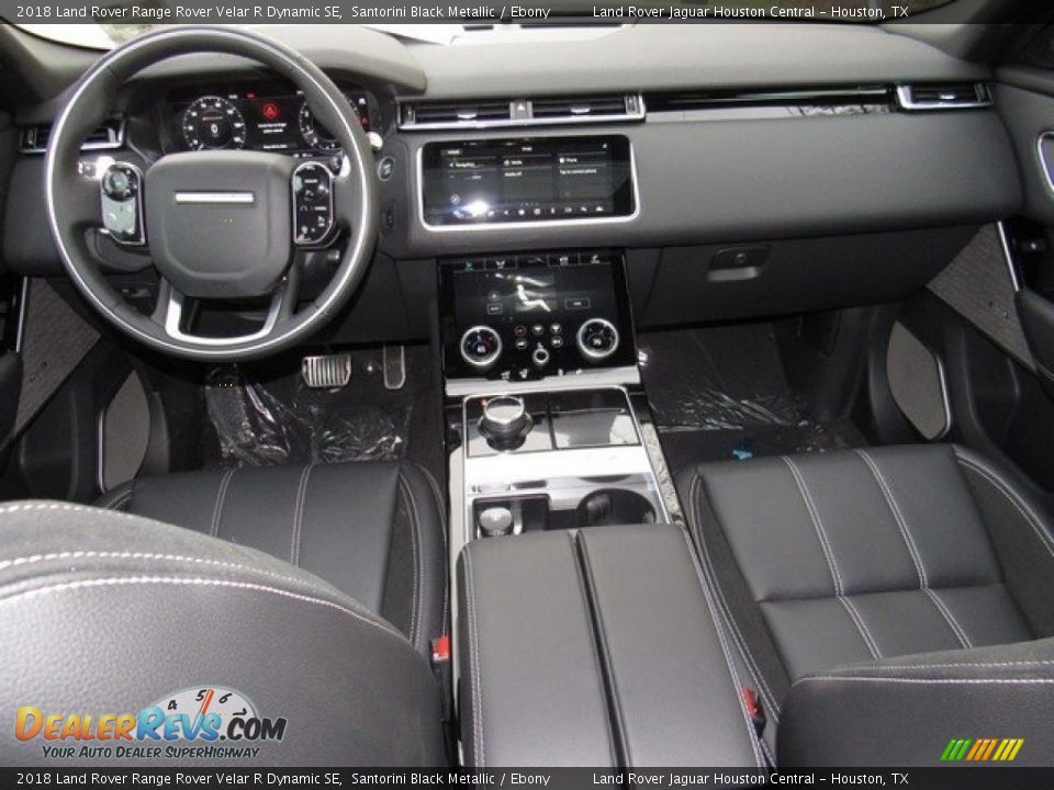 2018 Land Rover Range Rover Velar R Dynamic SE Santorini Black Metallic / Ebony Photo #4
